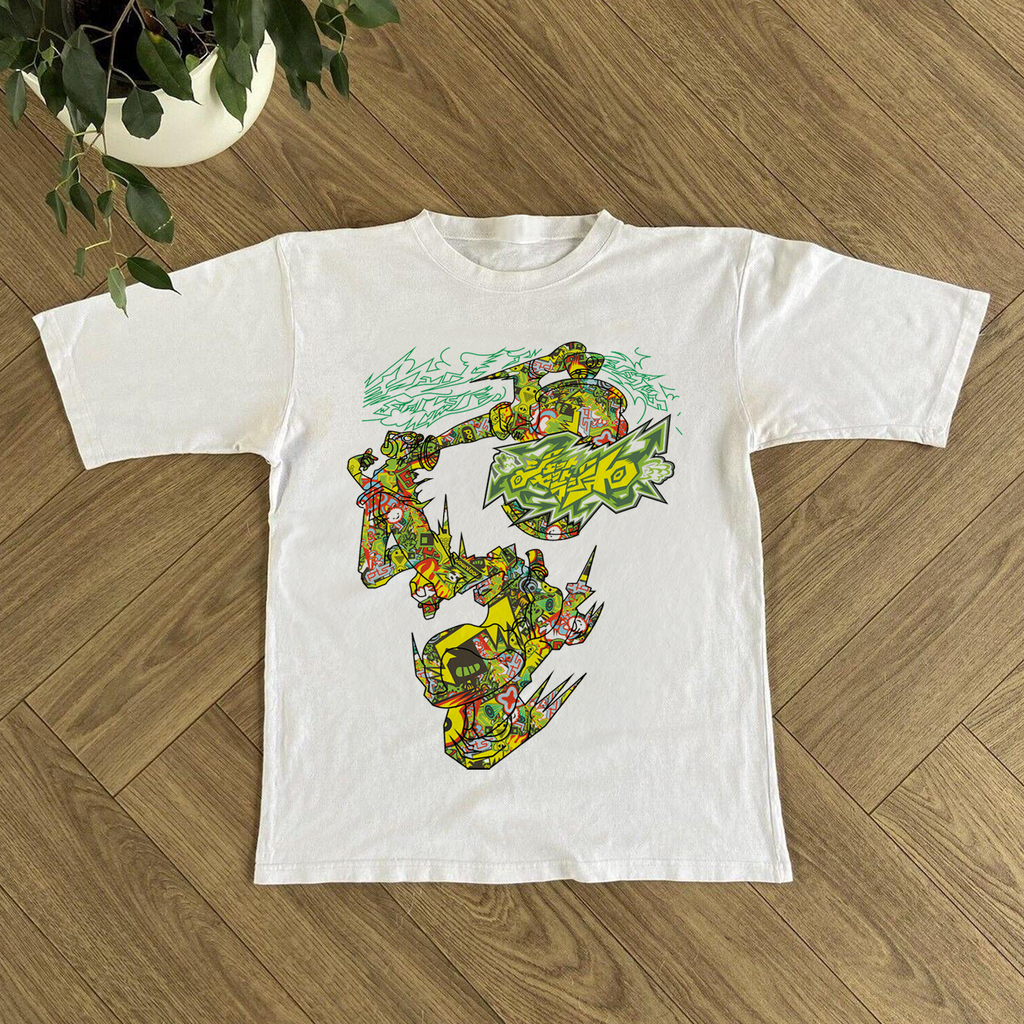 Japanese 2000 'Jet Set Radio' Game Promo White T-Shirt product image 1