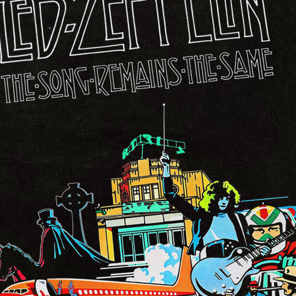 1976 Led Zeppelin 'The Song Remains Same' Promo Black product image 2