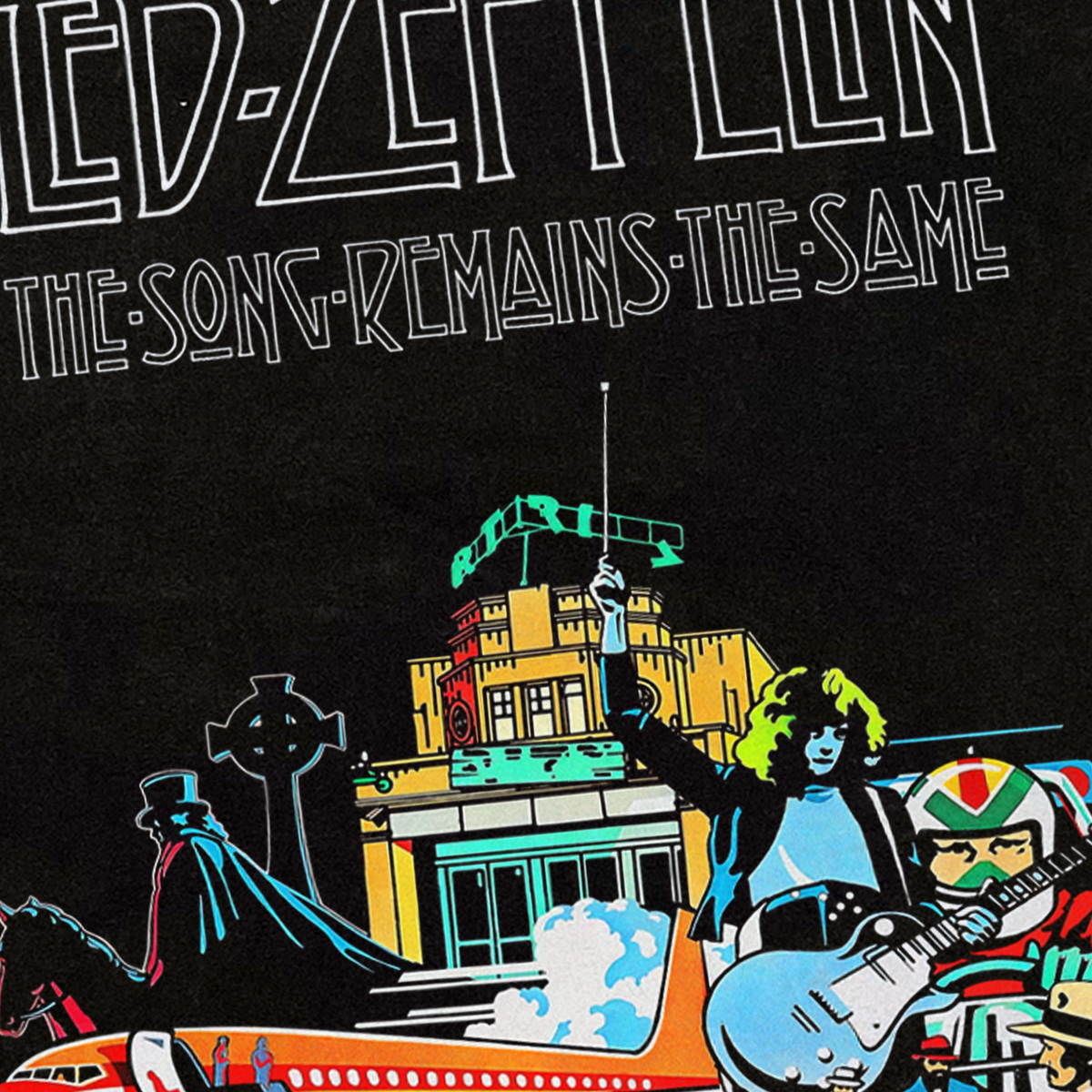 1976 Led Zeppelin 'The Song Remains Same' Promo Black product image 2