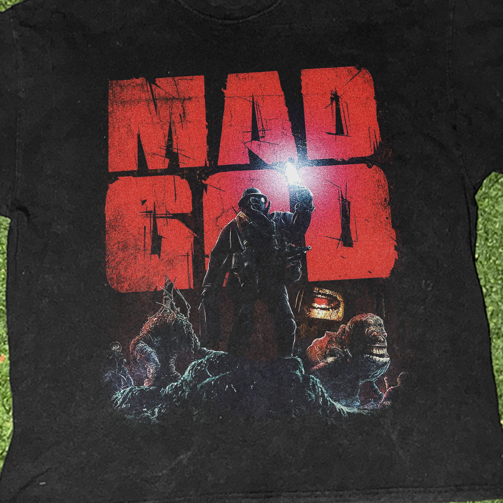 Mad God' Vintage Black T-Shirt product image 2