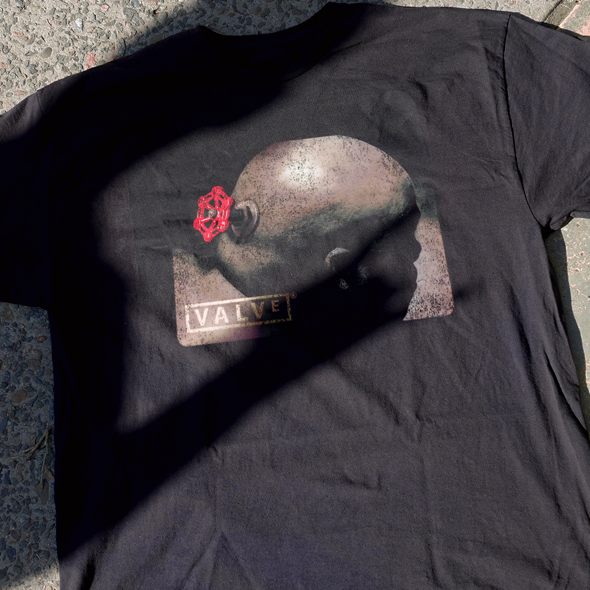 Mr. Valve' Washed Black Promo T-Shirt product image 2