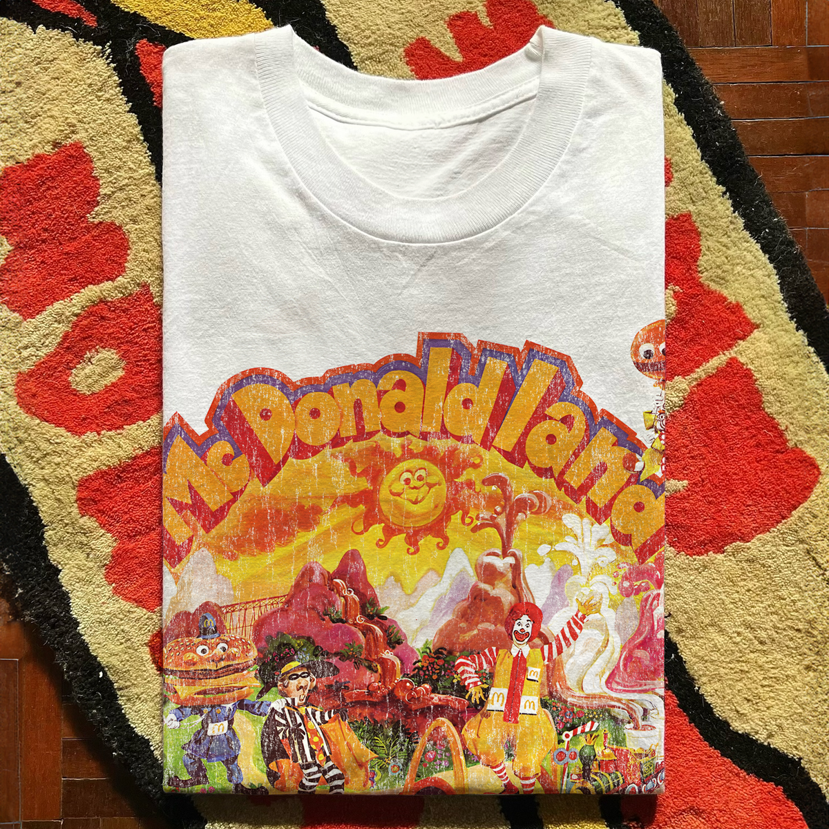 1980S 'Mcdonaldland' Vintage Washed White T-Shirt product image 2