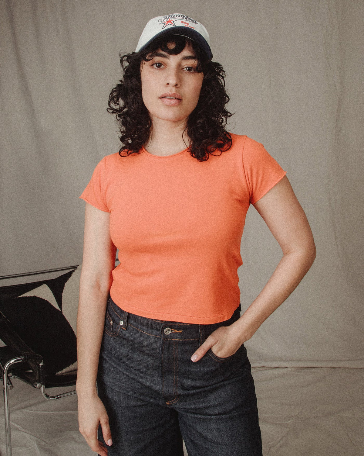 Womens Vintage Baby Tee product image 2