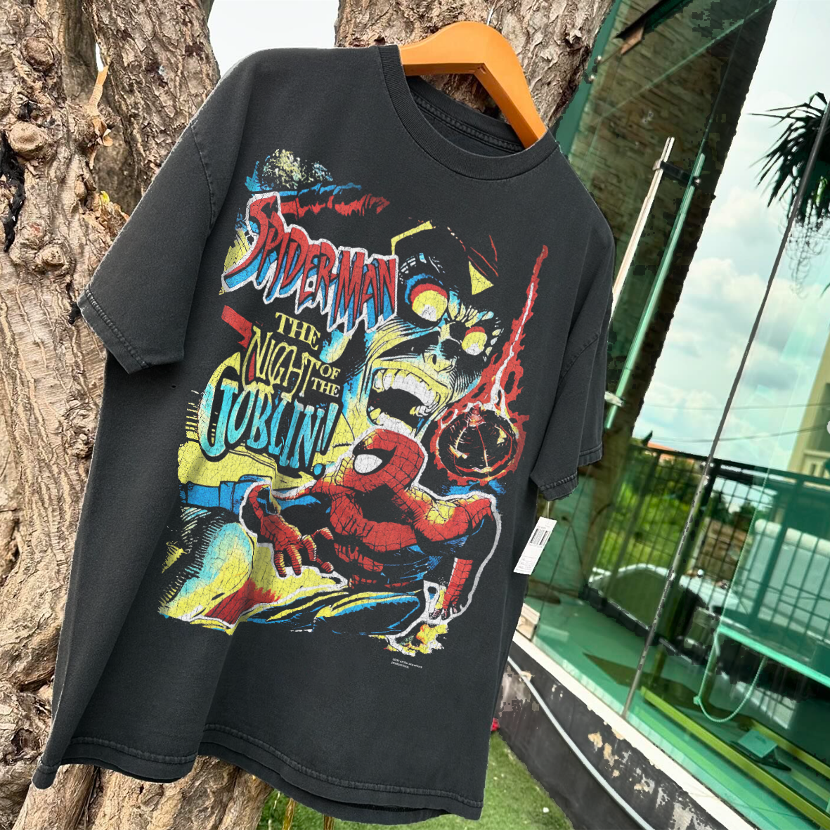 Night 0F The G0Blin Grail Washed Black T-Shirt product image 1