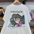1991 Animecon Promo Rare Washed White T-Shirt product image 1