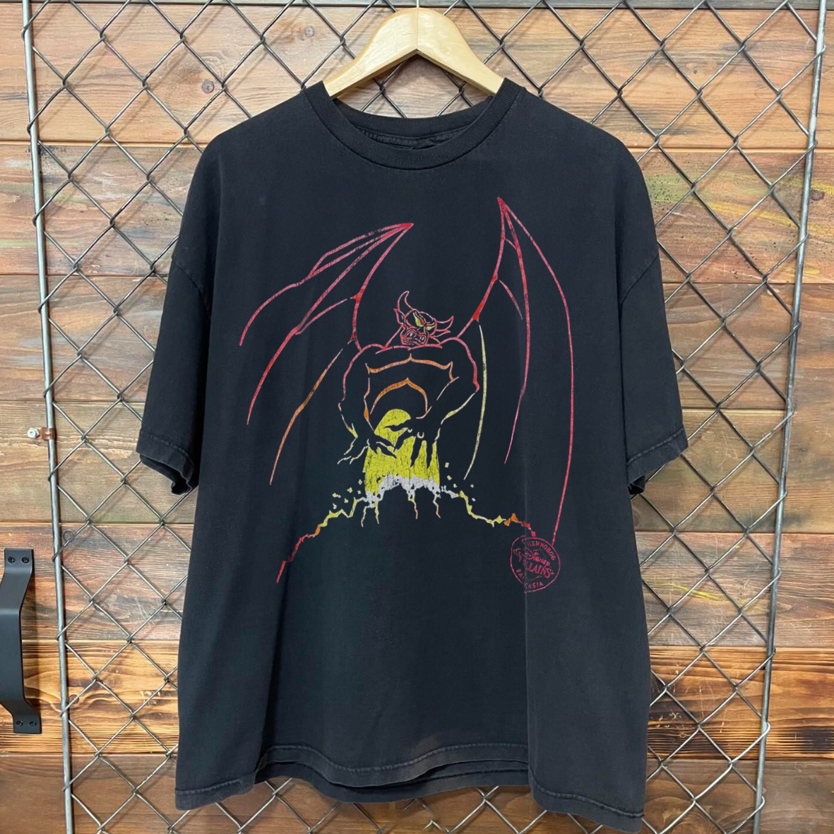 90'S Chernab0G Shadowlord Washed Black T-Shirt product image 1