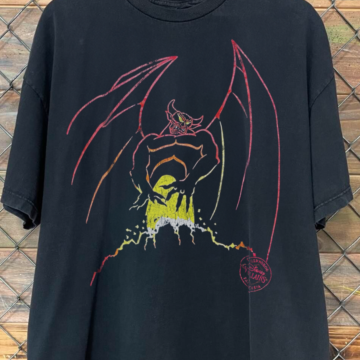 90'S Chernab0G Shadowlord Washed Black T-Shirt product image 2