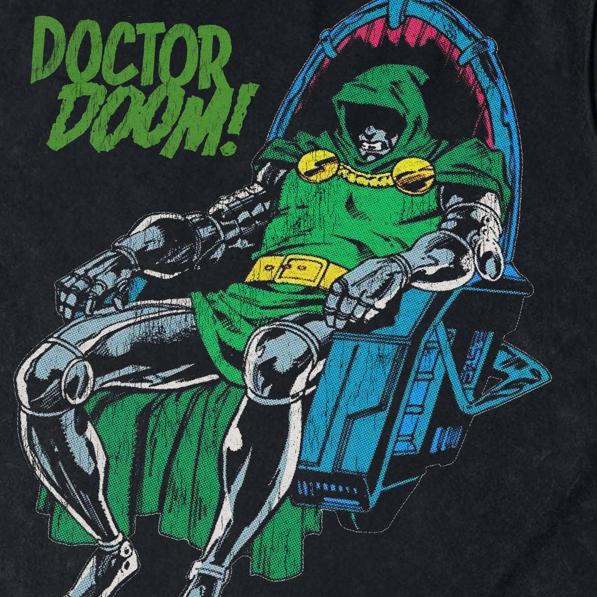 Dr. Doom' Cut-Off Black Tee product image 2