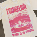 Evangelion Welcome To The Apocalypse White Tee product image 1