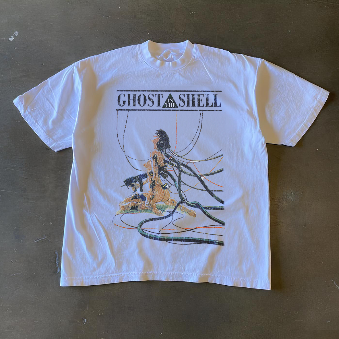 Ghost In The Shell Rare White T-Shirt product image 1
