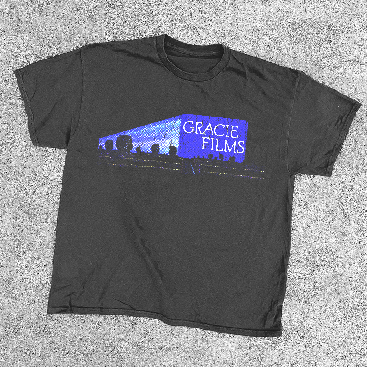 Gracie Films Promo Washed Black T-Shirt product image 1