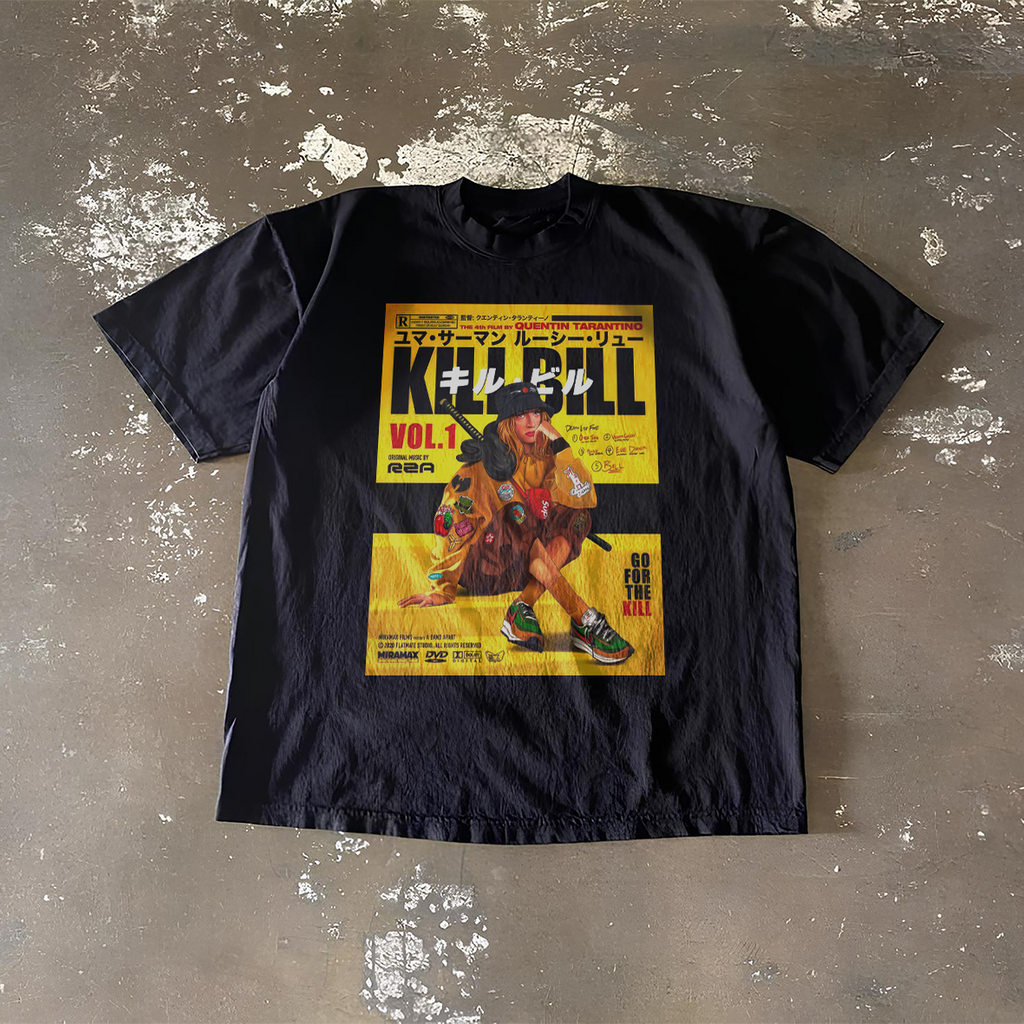 Kill Bill X Rza Premium Black T-Shirt product image 1