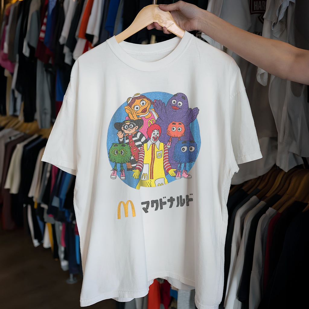 80'S Jpn Mcd0Nalds Promo Washed White T-Shirt product image 2