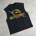 Mortal Kombat Ii' Cut-Off 90S Black T-Shirt product image 1