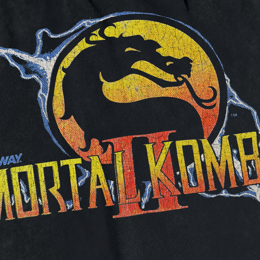 Mortal Kombat Ii' Cut-Off 90S Black T-Shirt product image 2