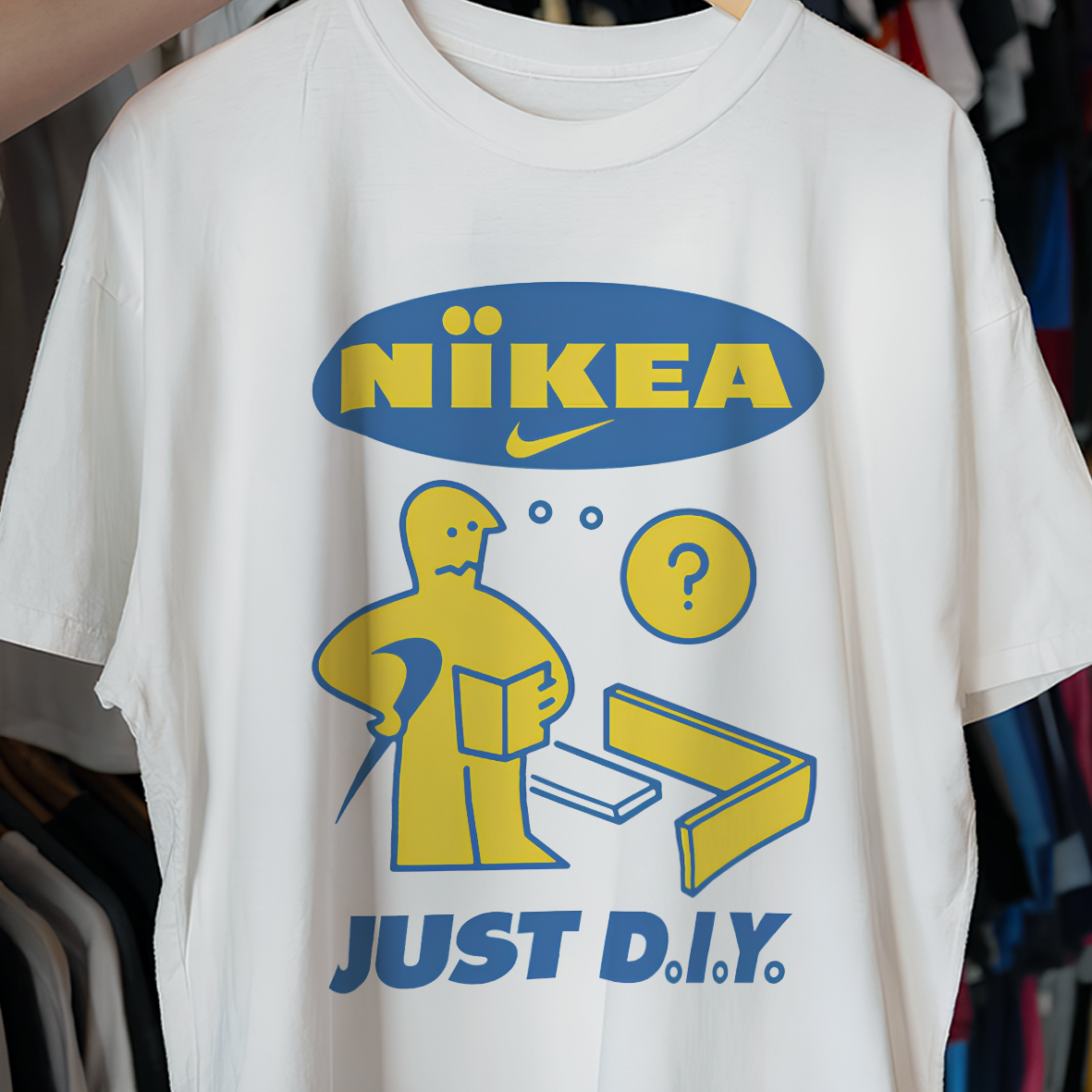 Nikea - Just D.I.Y White T-Shirt product image 2