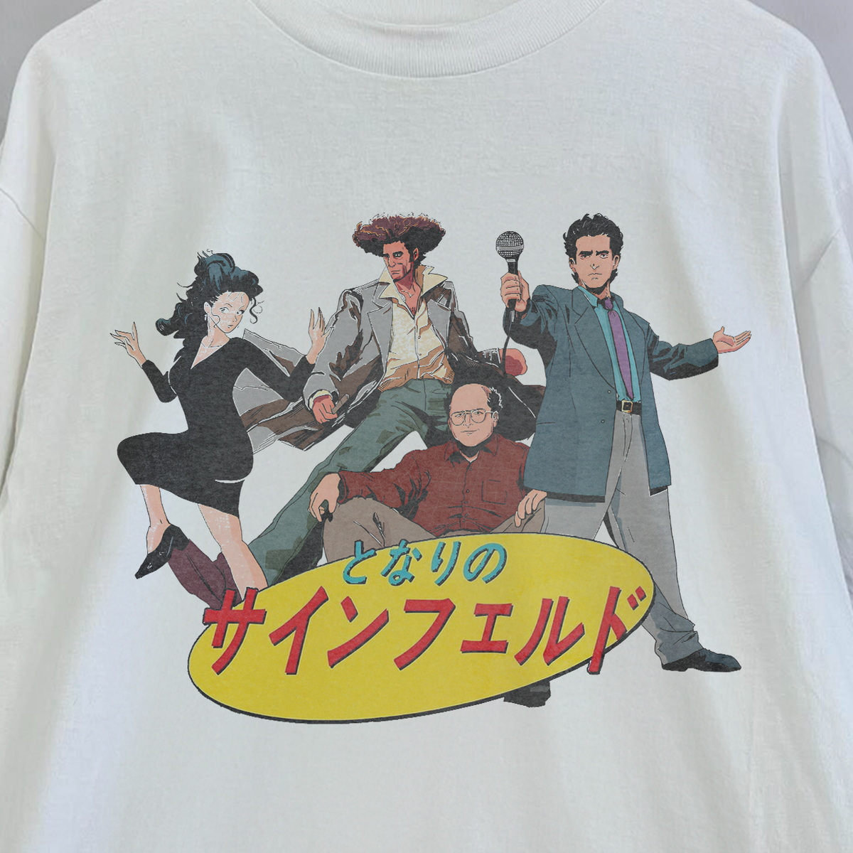 Seinfeld Anime White T-Shirt product image 2