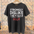 90'S Strongly Dislike The Police Rare N.W.A Washed T-Shirt product image 1
