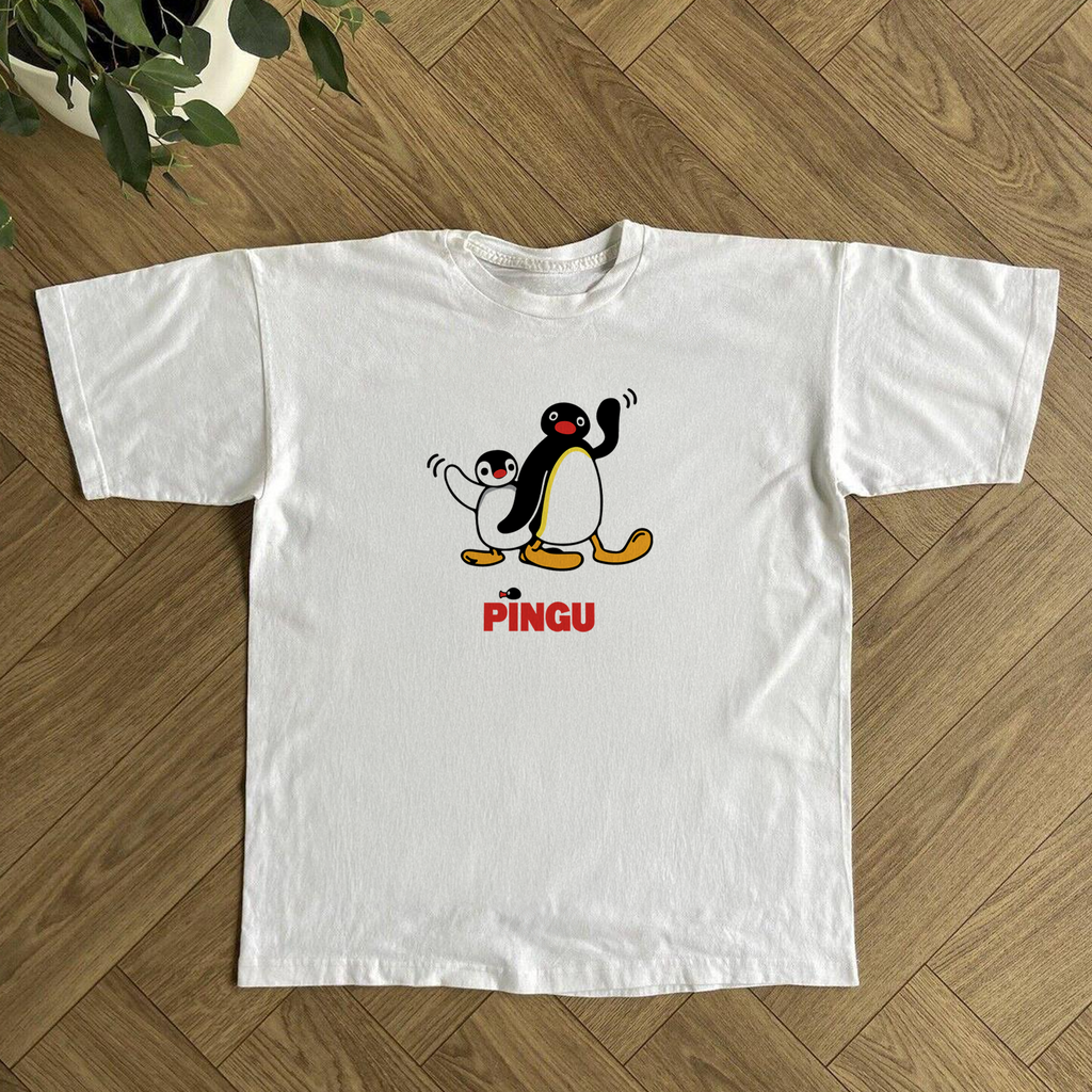 Excellent 2006 Japanese 'Pingu' White T-Shirt product image 1