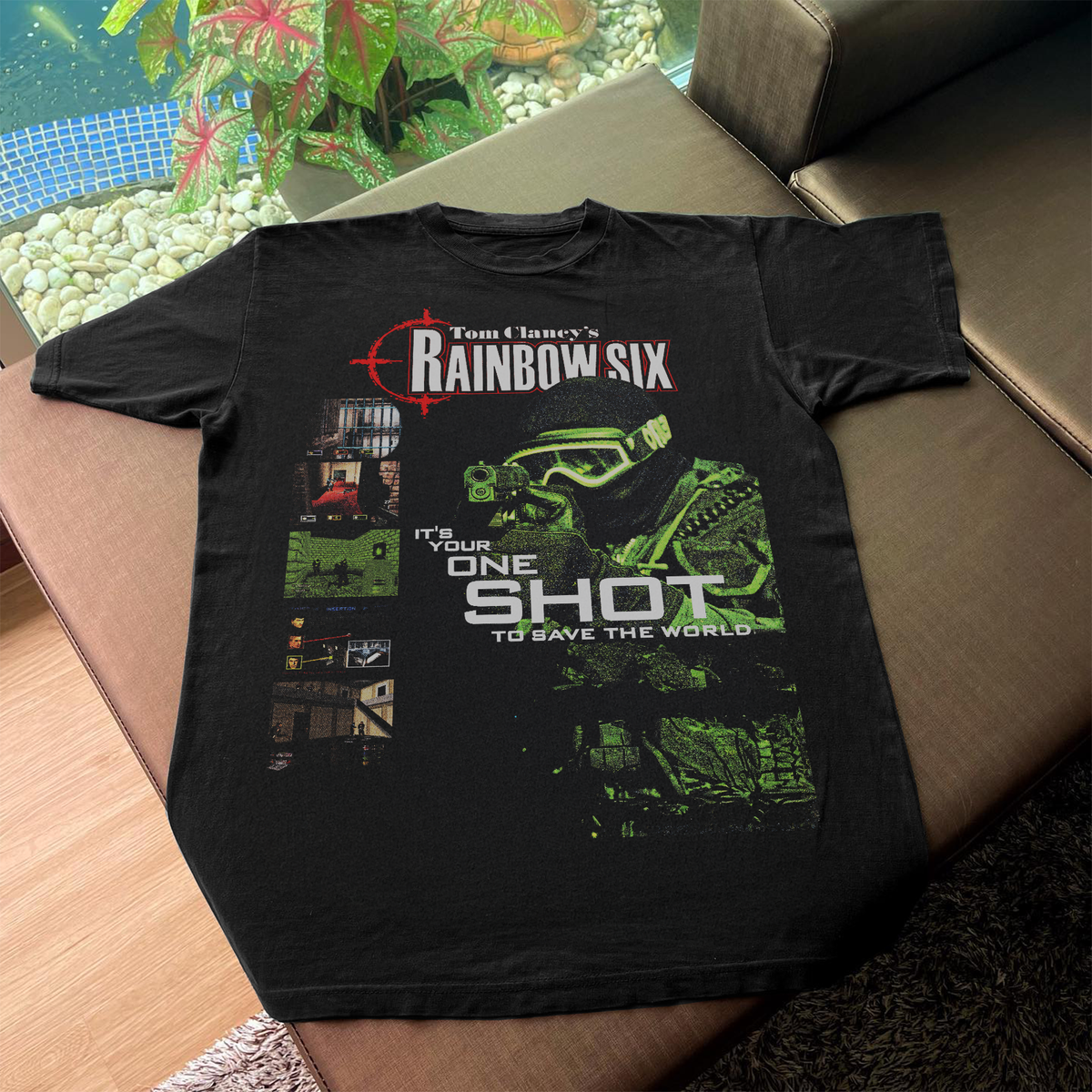 98 'Rainbow Six' Promo T-Shirt Black product image 1