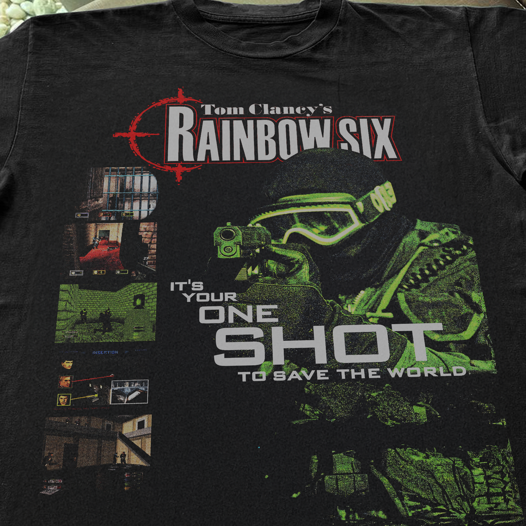 98 'Rainbow Six' Promo T-Shirt Black product image 2