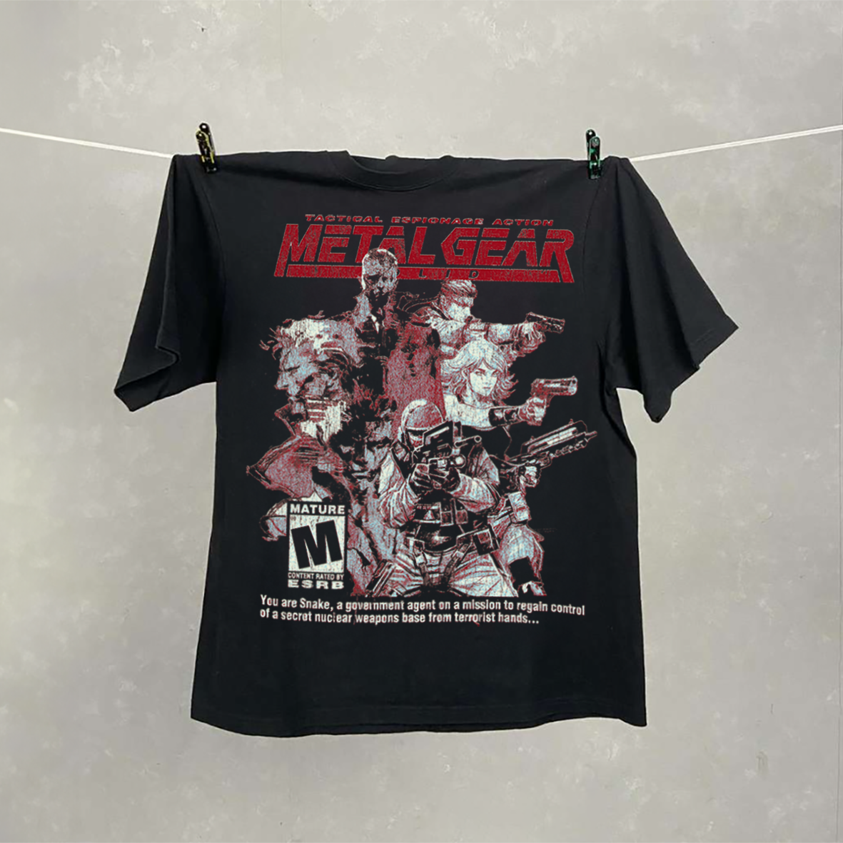 Tactical Mg Black Vintage T-Shirt product image 3