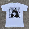Serial Experiments Lain' Ser. Number White T-Shirt product image 1