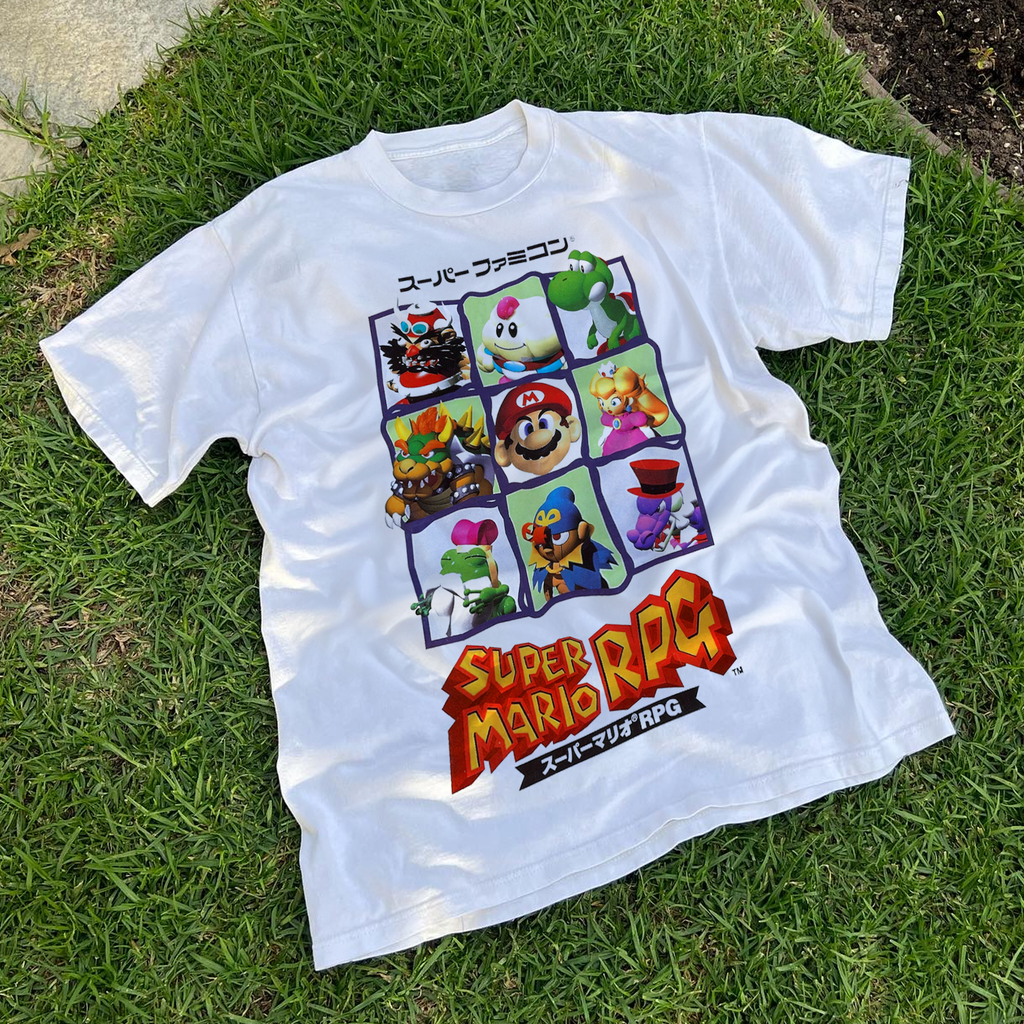 1996 Japanese 'Super Mario Rpg' White T-Shirt product image 1