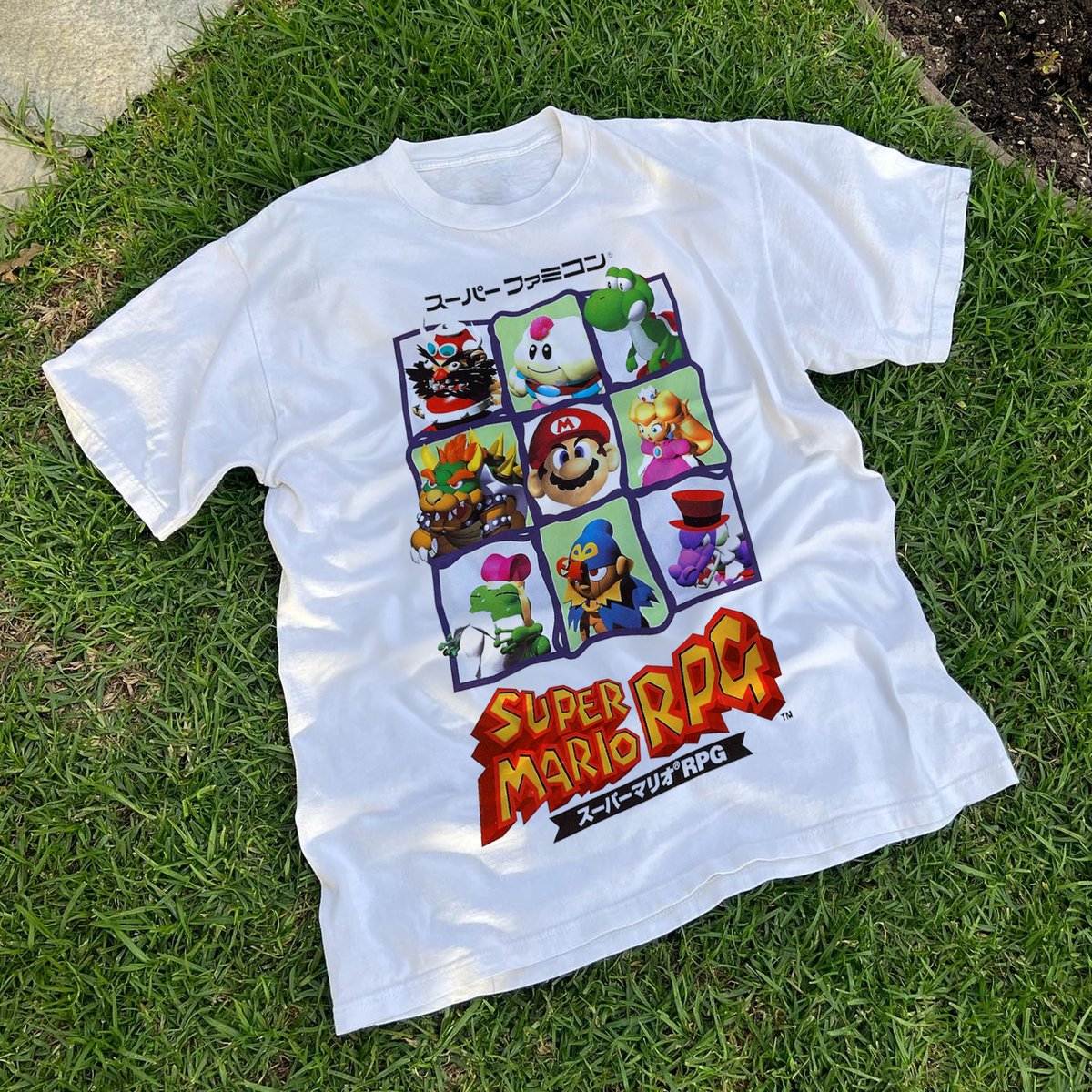 1996 Japanese 'Super Mario Rpg' White T-Shirt product image 1