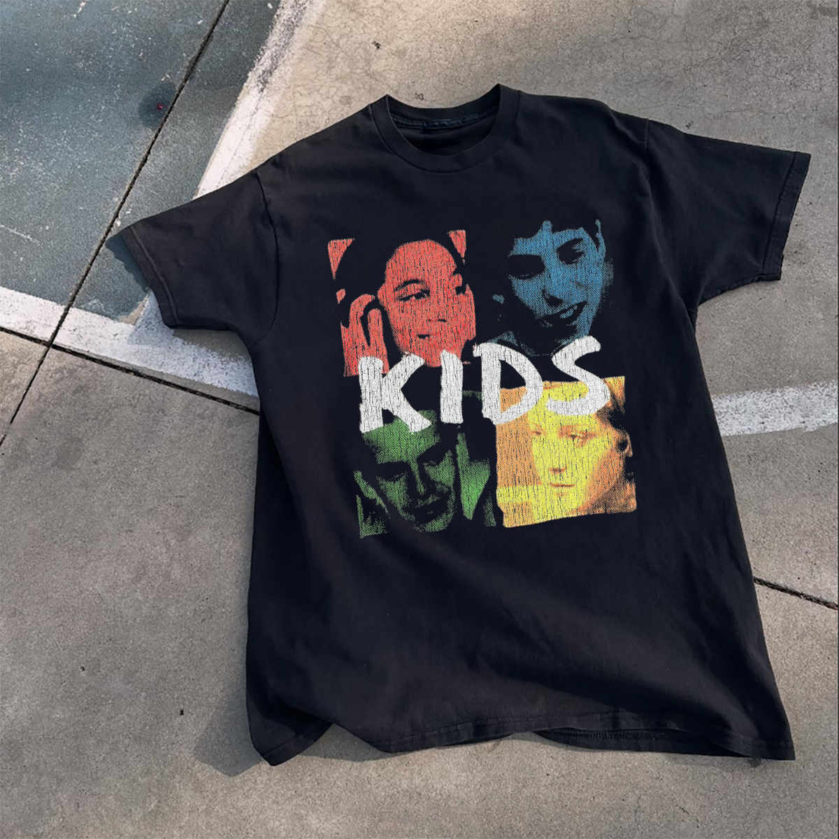 Kids Promo Vintage Black T-Shirt product image 1