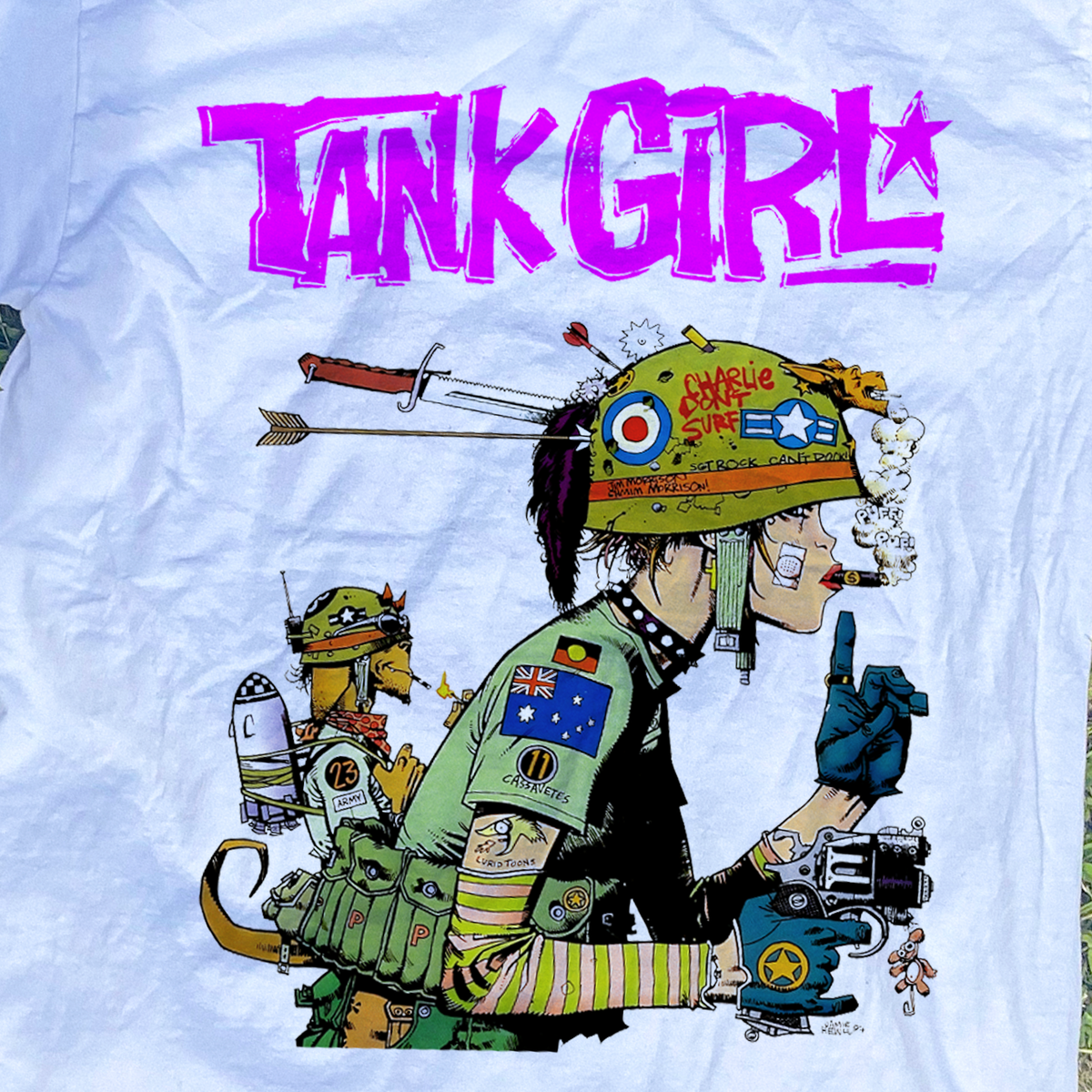 Vintage 'Tank Girl' Vol. 2 White T-Shirt product image 2
