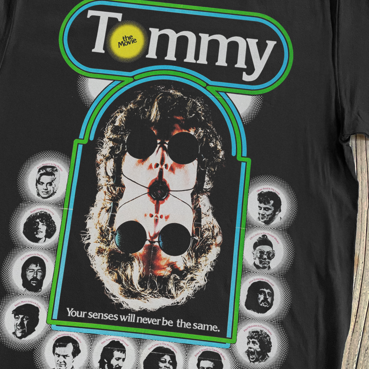 Retro The Who 'Tommy' Promo Black T-Shirt product image 2
