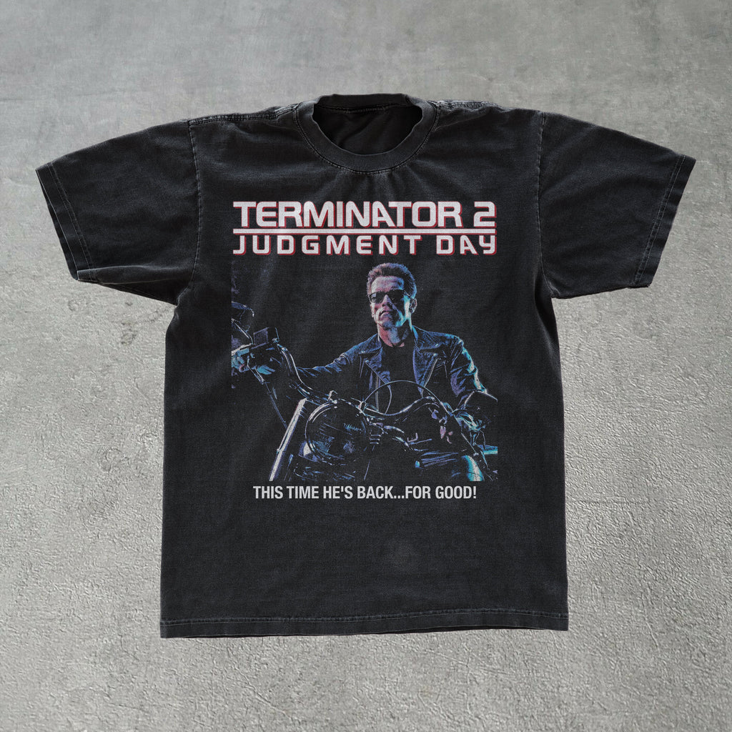Terminator 'Judgement Day' Ii Premium Black T-Shirt product image 1