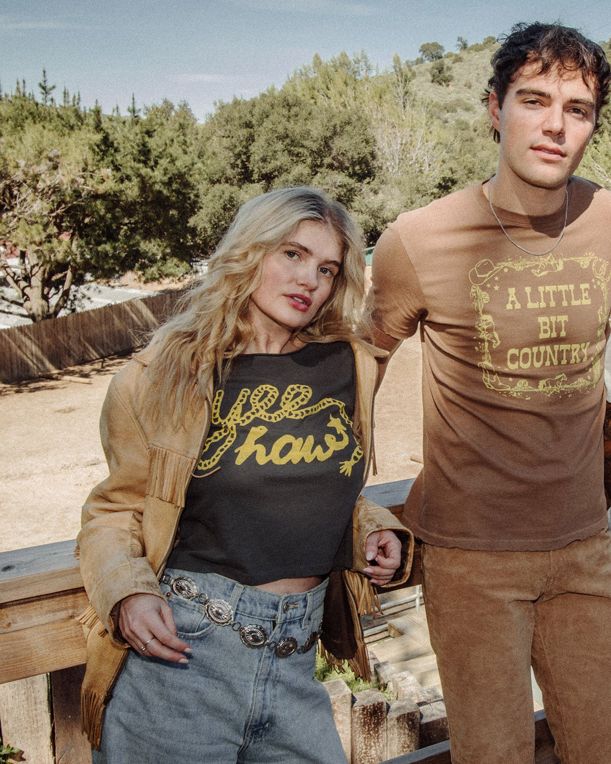 Women's Yeehaw Vintage Baby Tee product image 2