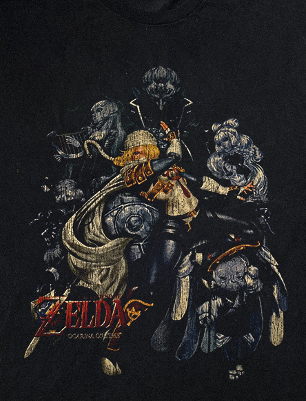 Zelda Promo Washed Black Tee product image 2