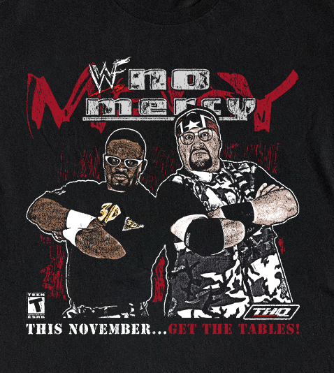 WWF No Mercy N64 Black Tee product image 2