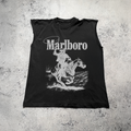 'Rugged' Man Vintage Black Cut Off Tee product image 1
