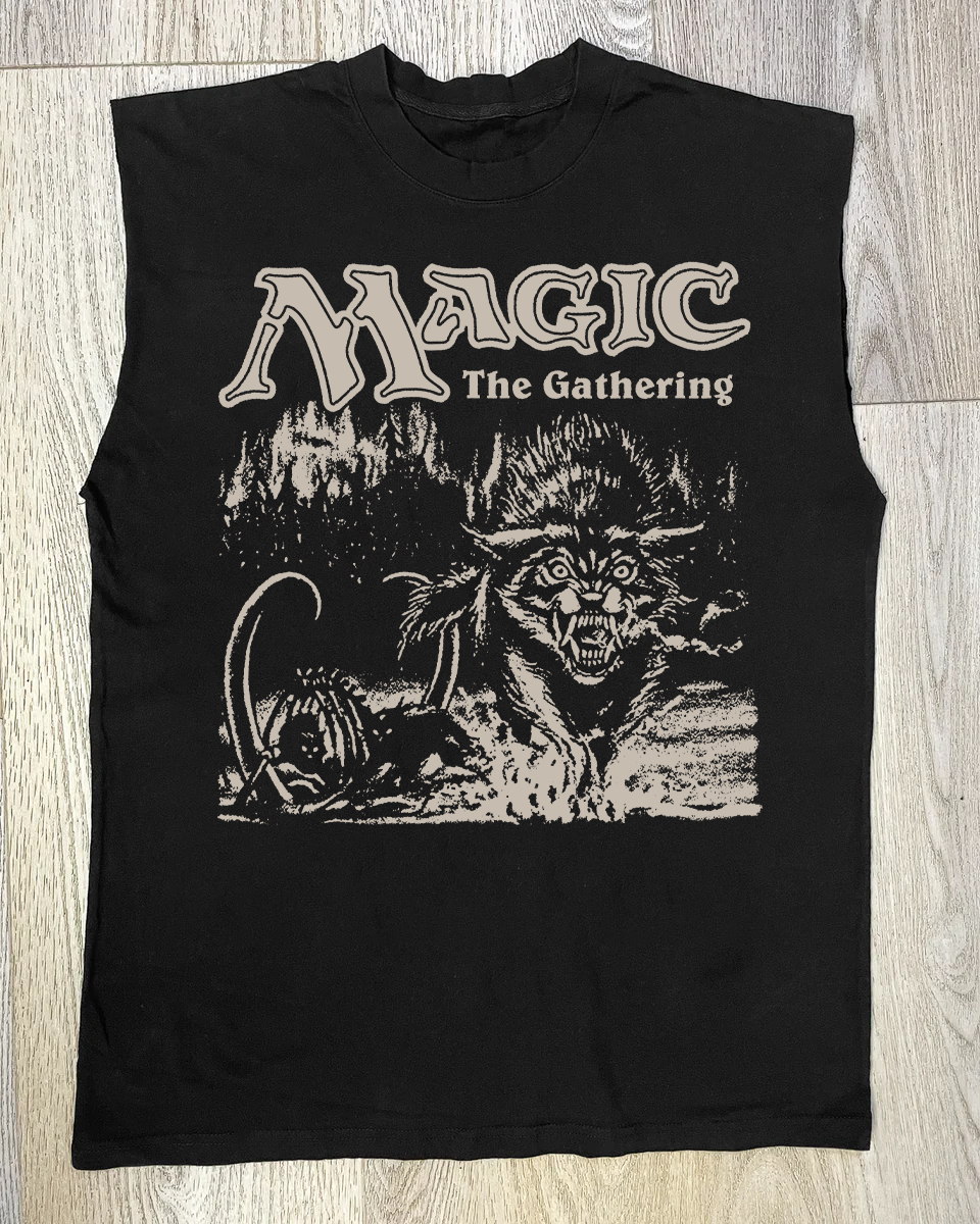 Mvgic The Gvthering Dire Wolves Cut-Off Black Shirt product image 1