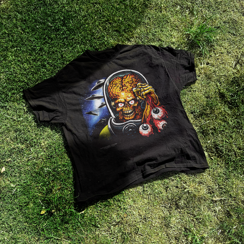 1996 Mars Attacks 'Eyeballs' Vintage Washed Promo Tee product image 1