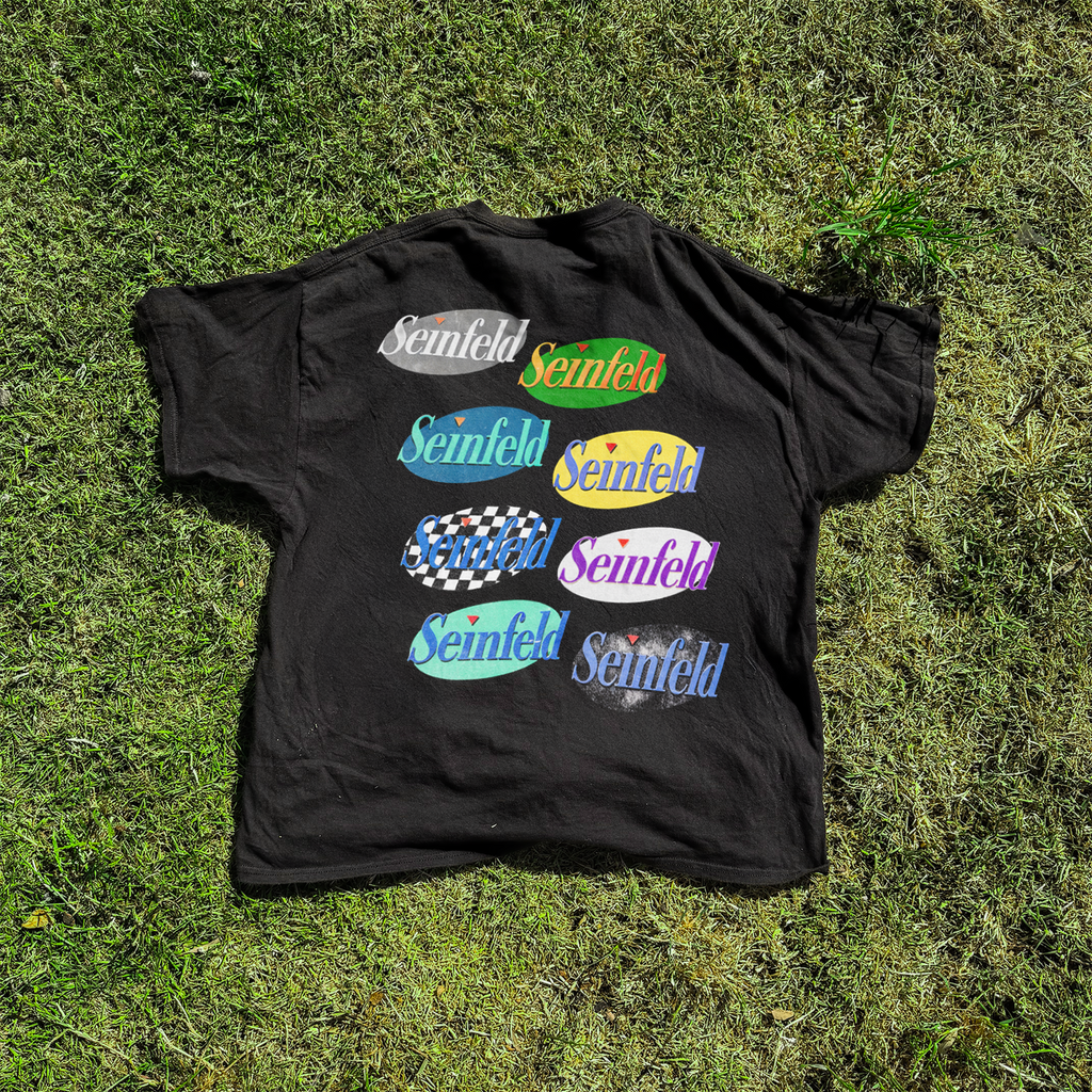 90s Seinfeld 'Logos' Washed Black Vintage Tee product image 1