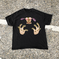 Ren And Stimpy 'These Hands' Vintage Black T-Shirt product image 1