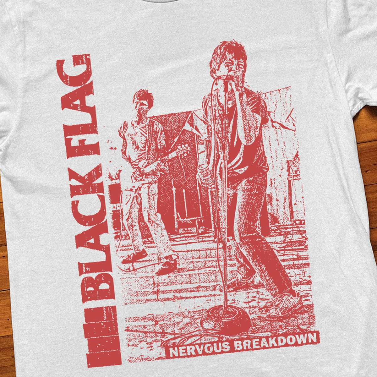 Blvck Flvg Nervous Brevkdown White T-Shirt product image 2
