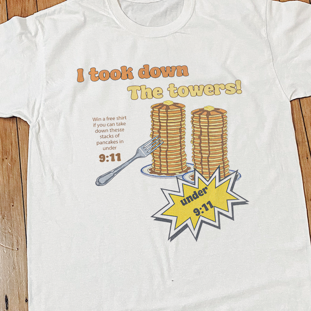 I Took Down the Towers!' 9:11 Pancake Challenge Vintage product image 1