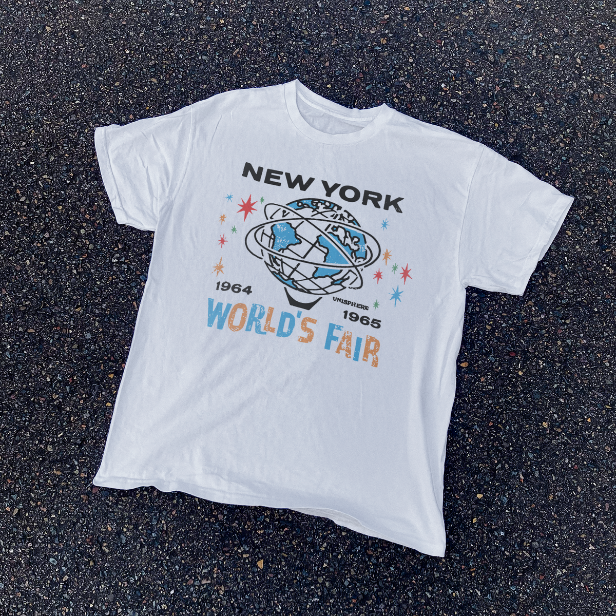 1964 New York 'Worlds Fair' White T-Shirt product image 1