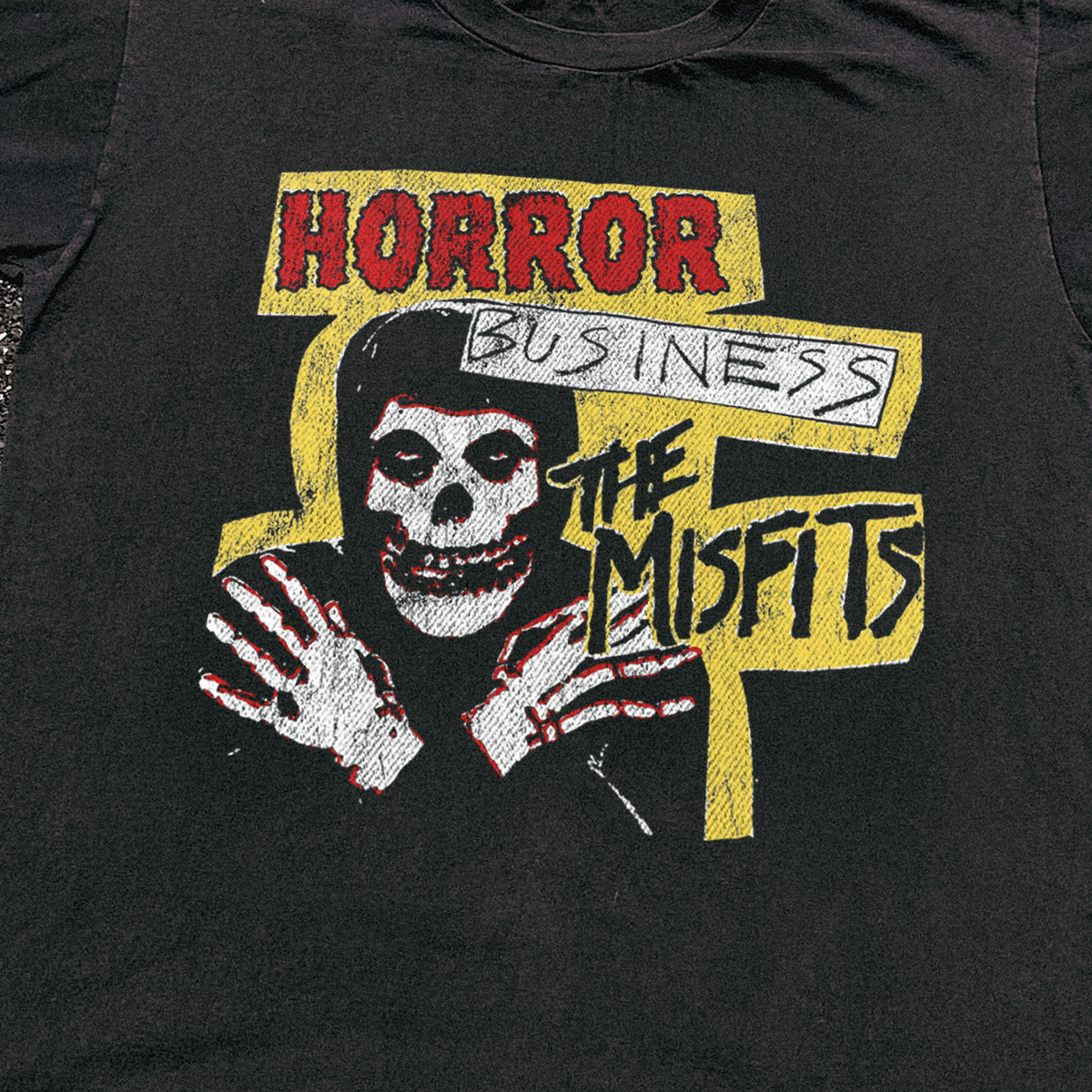 Misfits 'Horror Business' Black Vintage Washed Tee product image 2