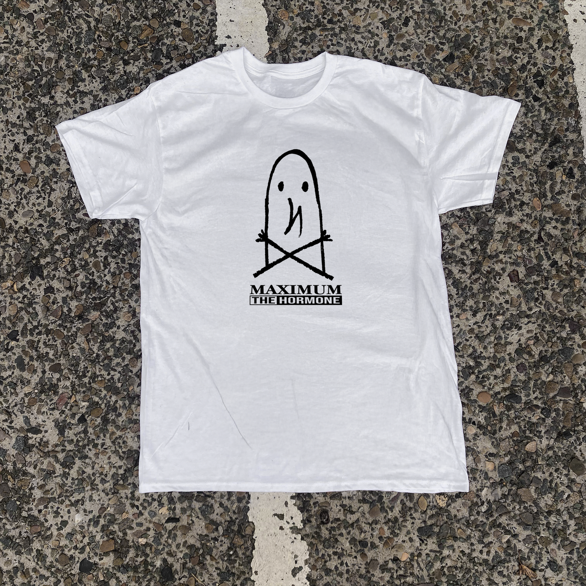 Punpun X Maximum The Hormone' White Vintage Parody Tee product image 1
