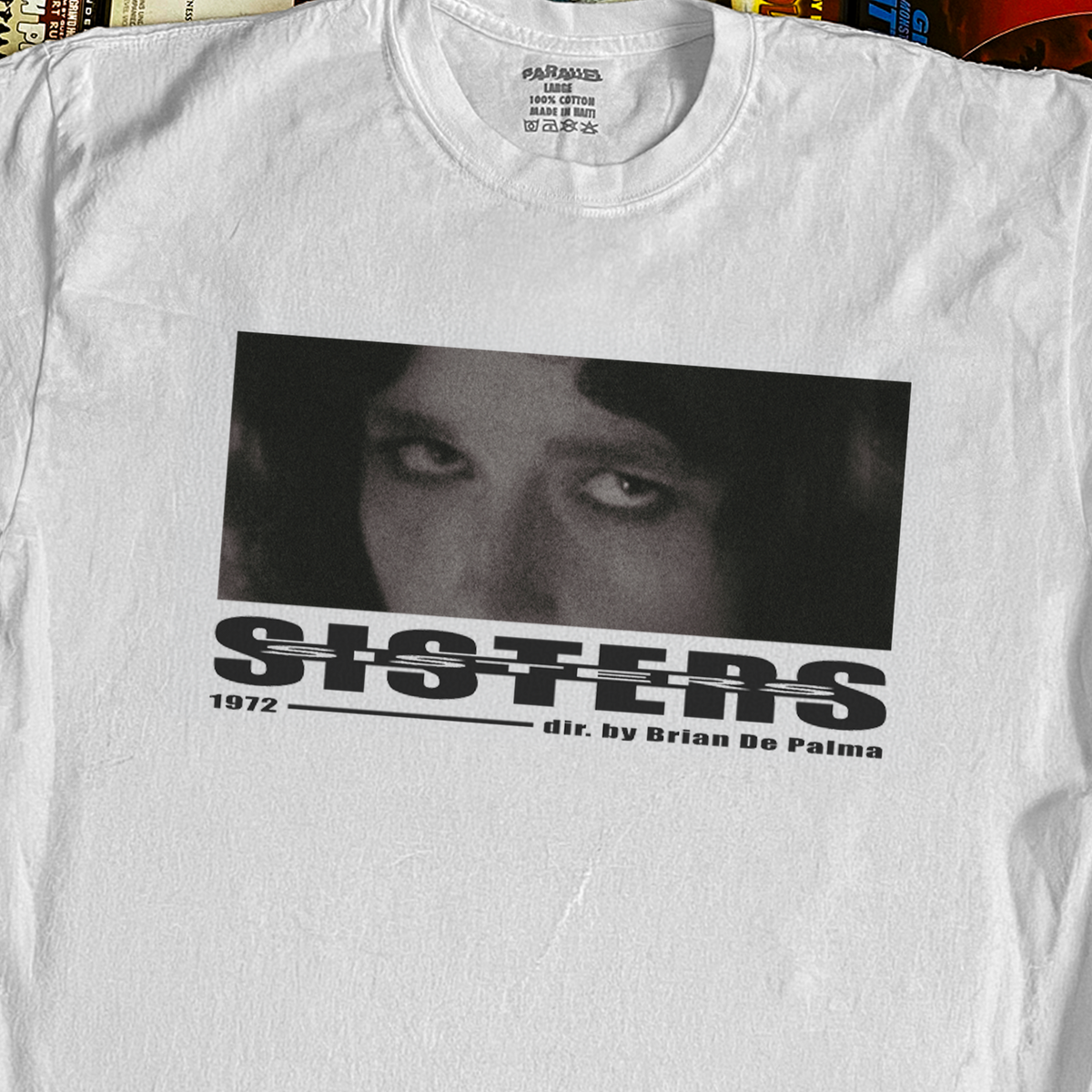 1972 'Sisters' Brian De Palma Vintage Washed White Tee product image 2