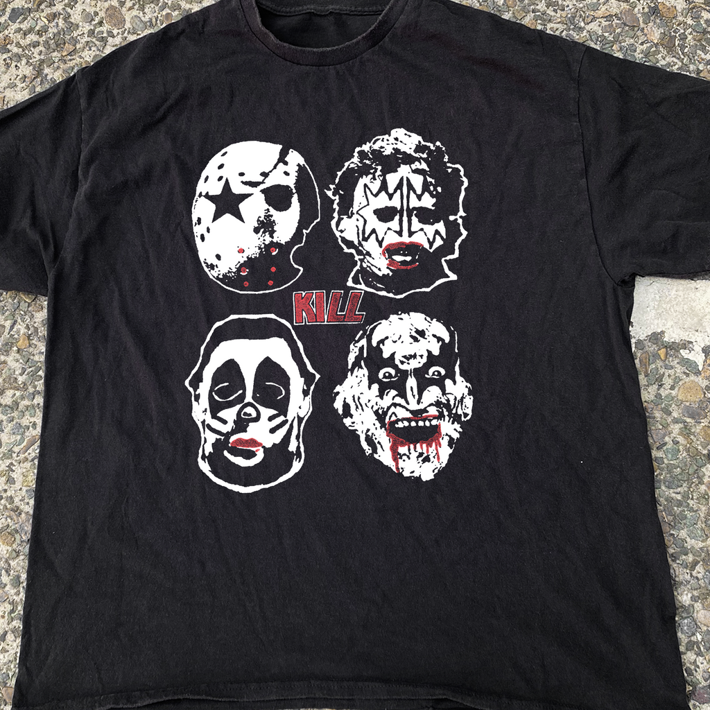 Slasher 'Kill' Vintage Kiss T-Shirt product image 2