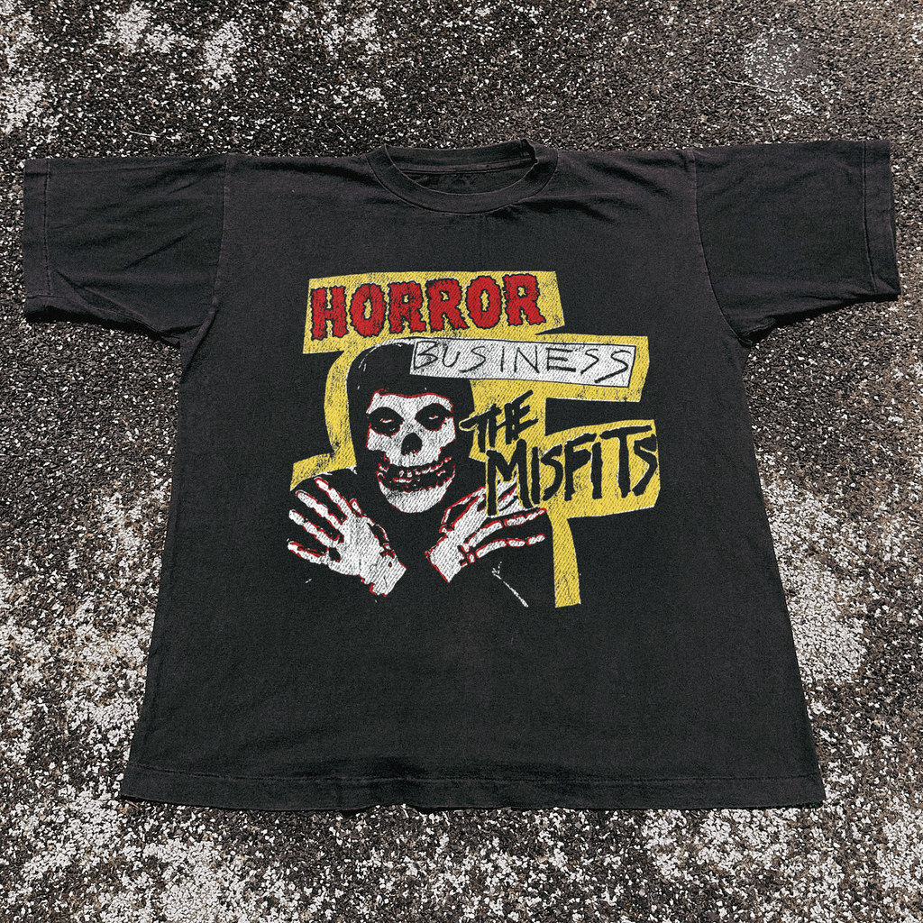 Misfits 'Horror Business' Black Vintage Washed Tee product image 1