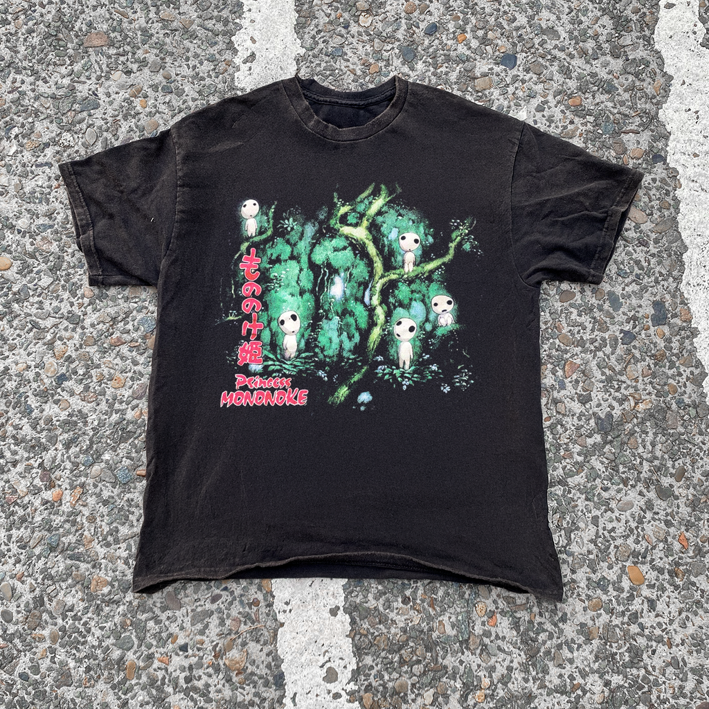 Princess Mononoke 'Kodama' Vintage Black Promo Tee product image 1